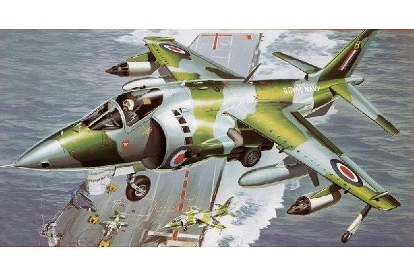 Revell Hawker Harrier GR Mk,1 i gruppen SPORT, FRITID & HOBBY / Hobby / Plastmodeller / Startkit/Gåvoset hos TP E-commerce Nordic AB (A07819)