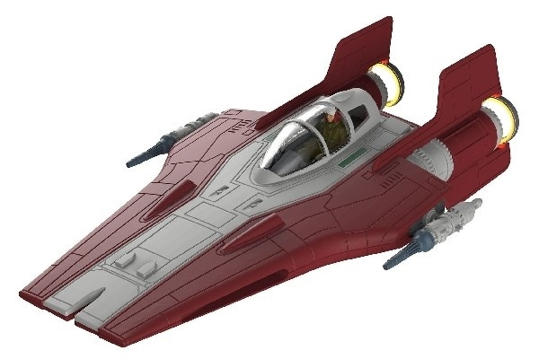 Revell 1:44 Resistance A-wing Fighter, red i gruppen SPORT, FRITID & HOBBY / Hobby / Plastmodeller / Rymd/Sci-Fi hos TP E-commerce Nordic AB (A07858)