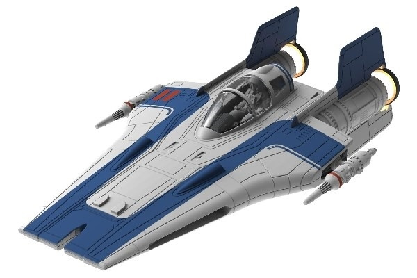 Revell 1:44 Resistance A-wing Fighter, Blå i gruppen SPORT, FRITID & HOBBY / Hobby / Plastmodeller / Rymd/Sci-Fi hos TP E-commerce Nordic AB (A07861)