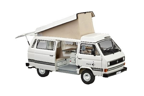 Revell Volkswagen T3 \'Camper i gruppen SPORT, FRITID & HOBBY / Hobby / Plastmodeller / Bilar hos TP E-commerce Nordic AB (A07898)