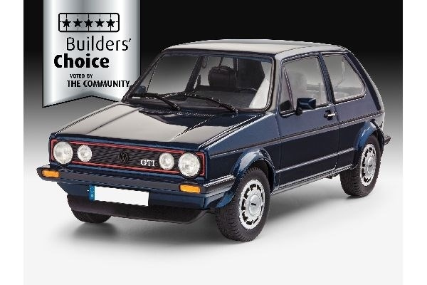 Revell 1:24 VW Golf Gti \'Builders Choice i gruppen SPORT, FRITID & HOBBY / Hobby / Plastmodeller / Bilar hos TP E-commerce Nordic AB (A07930)