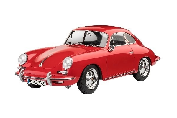 Revell Porsche 356 B Coupé i gruppen SPORT, FRITID & HOBBY / Hobby / Plastmodeller / Bilar hos TP E-commerce Nordic AB (A07933)