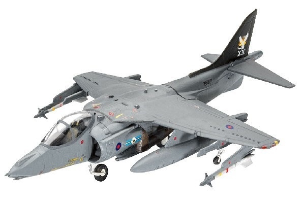 Revell Model Set BAe Harrier GR,7 i gruppen SPORT, FRITID & HOBBY / Hobby / Plastmodeller / Startkit/Gåvoset hos TP E-commerce Nordic AB (A08050)