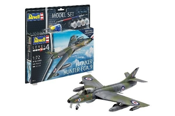 Revell Model Set British Legends: Hawke i gruppen SPORT, FRITID & HOBBY / Hobby / Plastmodeller / Startkit/Gåvoset hos TP E-commerce Nordic AB (A08062)