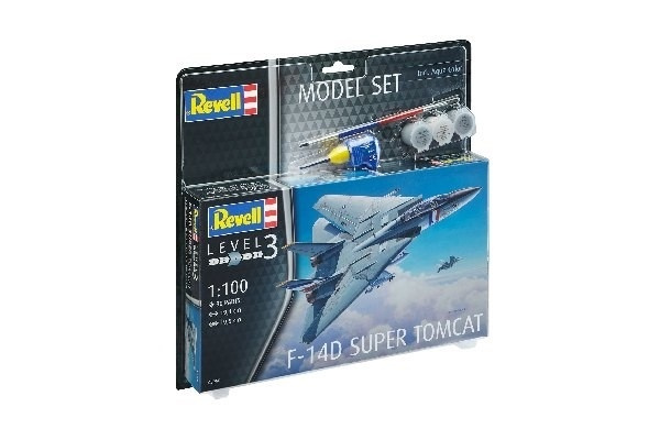 Revell Model Set F-14D Super Tomcat i gruppen SPORT, FRITID & HOBBY / Hobby / Plastmodeller / Startkit/Gåvoset hos TP E-commerce Nordic AB (A08071)