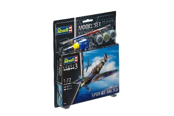 Revell Model Set Spitfire Mk,IIa i gruppen SPORT, FRITID & HOBBY / Hobby / Plastmodeller / Startkit/Gåvoset hos TP E-commerce Nordic AB (A08073)