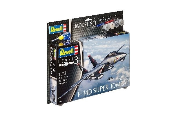 Revell Model Set F-14D Super Tomcat i gruppen SPORT, FRITID & HOBBY / Hobby / Plastmodeller / Startkit/Gåvoset hos TP E-commerce Nordic AB (A08077)