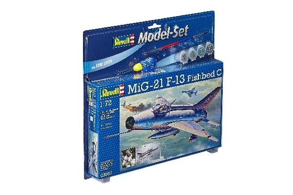 Revell Model Set MiG-21 F-13 Fishbed C i gruppen SPORT, FRITID & HOBBY / Hobby / Plastmodeller / Startkit/Gåvoset hos TP E-commerce Nordic AB (A08079)