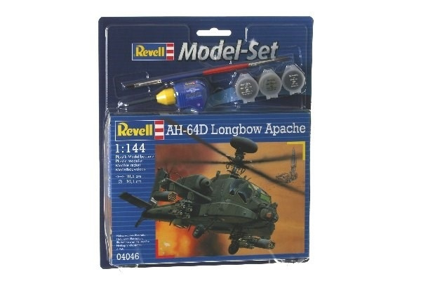 Revell Model Set AH-64D Longbow Apache i gruppen SPORT, FRITID & HOBBY / Hobby / Plastmodeller / Startkit/Gåvoset hos TP E-commerce Nordic AB (A08091)
