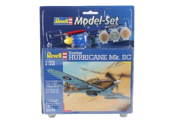 Revell Model Set Hawker Hurricane Mk,II i gruppen SPORT, FRITID & HOBBY / Hobby / Plastmodeller / Startkit/Gåvoset hos TP E-commerce Nordic AB (A08095)