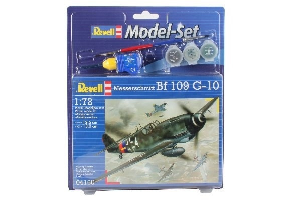 Revell Model Set Messerschmitt Bf-109 i gruppen SPORT, FRITID & HOBBY / Hobby / Plastmodeller / Startkit/Gåvoset hos TP E-commerce Nordic AB (A08097)
