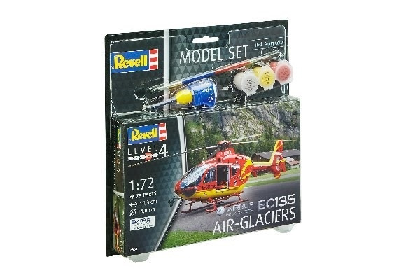 Revell Model Set EC135 AIR-GLACIERS i gruppen SPORT, FRITID & HOBBY / Hobby / Plastmodeller / Startkit/Gåvoset hos TP E-commerce Nordic AB (A08127)