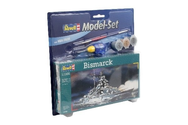 Revell Model Set Bismarck i gruppen SPORT, FRITID & HOBBY / Hobby / Plastmodeller / Startkit/Gåvoset hos TP E-commerce Nordic AB (A08138)