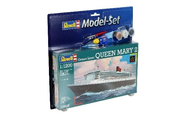 Revell Model Set Queen Mary 2 i gruppen SPORT, FRITID & HOBBY / Hobby / Plastmodeller / Startkit/Gåvoset hos TP E-commerce Nordic AB (A08141)