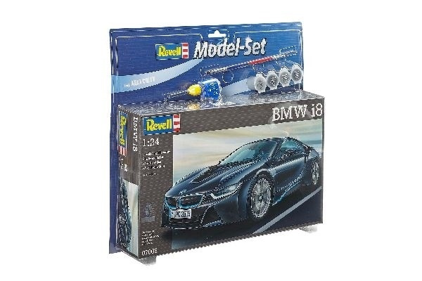 Revell Model Set BMW i8 i gruppen SPORT, FRITID & HOBBY / Hobby / Plastmodeller / Startkit/Gåvoset hos TP E-commerce Nordic AB (A08149)