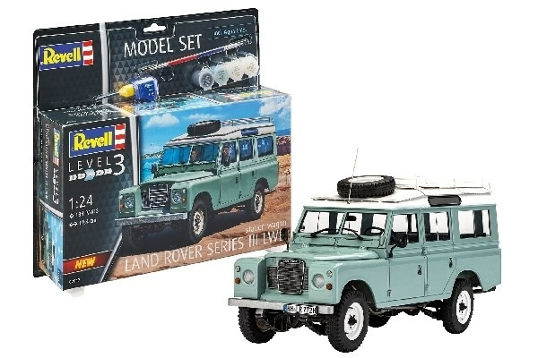 Revell 1:24 Model Set Land Rover Series III i gruppen SPORT, FRITID & HOBBY / Hobby / Plastmodeller / Startkit/Gåvoset hos TP E-commerce Nordic AB (A08167)