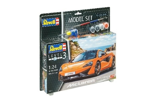 Revell Model Set McLaren 570S i gruppen SPORT, FRITID & HOBBY / Hobby / Plastmodeller / Startkit/Gåvoset hos TP E-commerce Nordic AB (A08169)