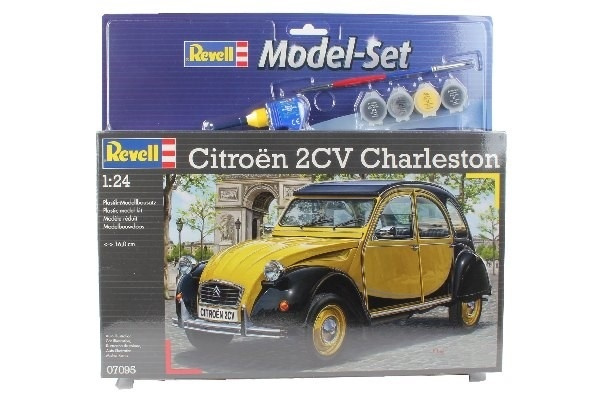 Revell Model Set Citroen 2CV i gruppen SPORT, FRITID & HOBBY / Hobby / Plastmodeller / Startkit/Gåvoset hos TP E-commerce Nordic AB (A08175)
