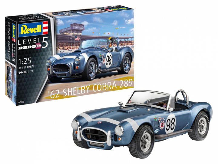 Revell 1:25 Model Set AC Cobra 289 i gruppen SPORT, FRITID & HOBBY / Hobby / Plastmodeller / Startkit/Gåvoset hos TP E-commerce Nordic AB (A08193)