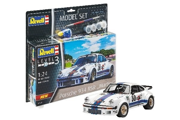 Revell Model Set Porsche 934 RSR\'Martin i gruppen SPORT, FRITID & HOBBY / Hobby / Plastmodeller / Startkit/Gåvoset hos TP E-commerce Nordic AB (A08201)