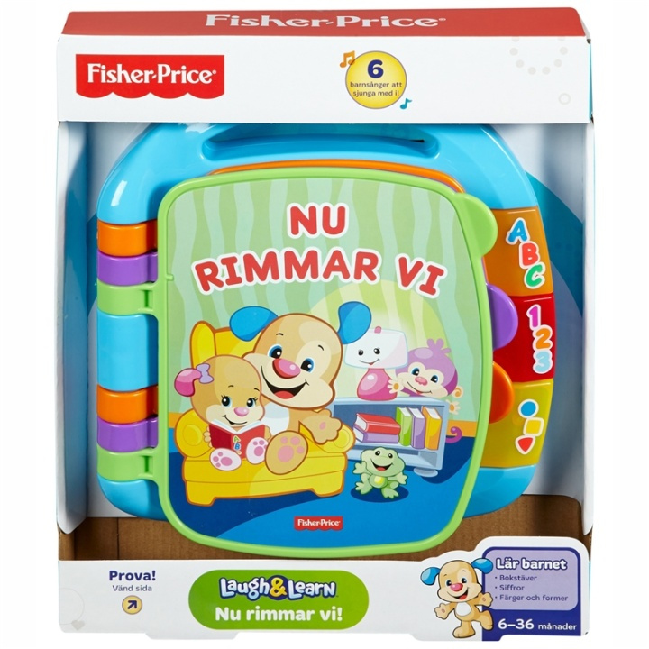 Fisher Price Laugh & Learn Storybook Rhymes SE i gruppen LEKSAKER, BARN- & BABYPRODUKTER / Babyleksaker / Aktivitetsleksaker hos TP E-commerce Nordic AB (A08449)