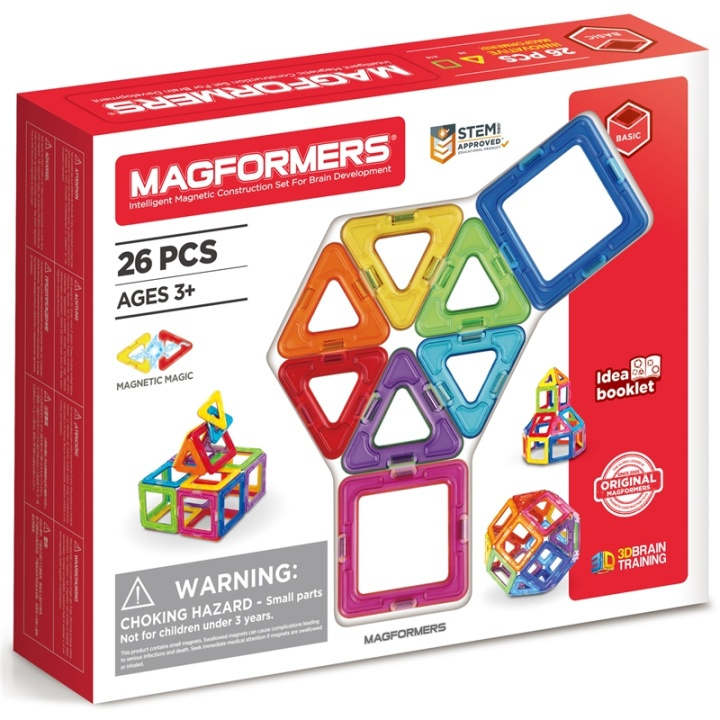 Magformers 26 delar i gruppen LEKSAKER, BARN- & BABYPRODUKTER / Leksaker / Byggleksaker / Byggklossar & övriga byggleksaker hos TP E-commerce Nordic AB (A08540)