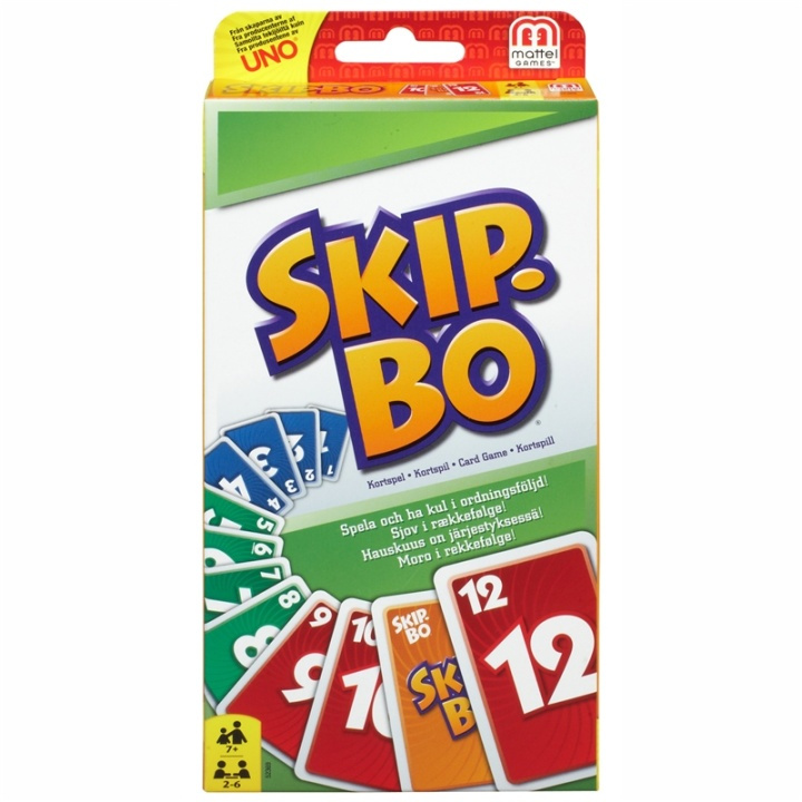 Mattel Games Skip-Bo Card Game i gruppen LEKSAKER, BARN- & BABYPRODUKTER / Leksaker / Sällskapsspel / Barnspel hos TP E-commerce Nordic AB (A08552)