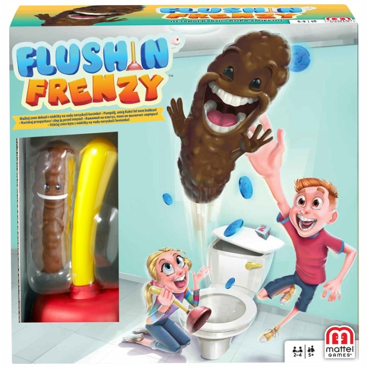 Mattel Games Flushin Frenzy i gruppen LEKSAKER, BARN- & BABYPRODUKTER / Spel / Sällskapsspel hos TP E-commerce Nordic AB (A08553)