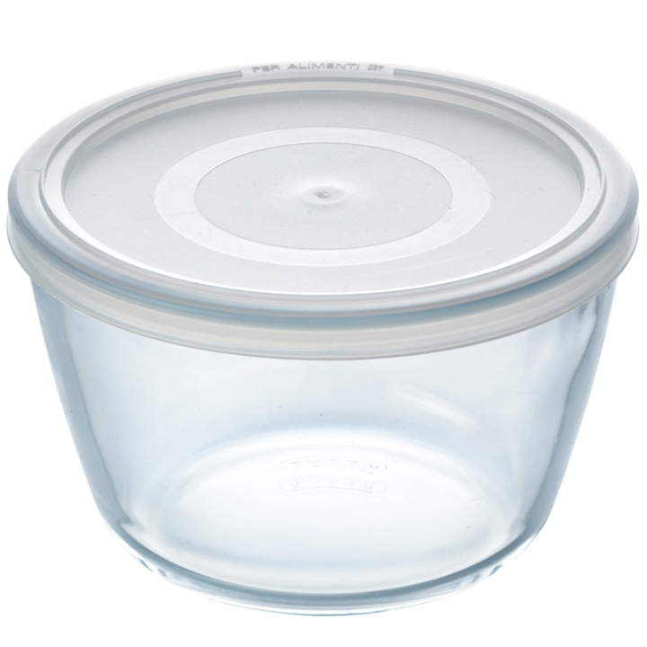Pyrex Rund form med plastlock 16cm/1 i gruppen HEM, HUSHÅLL & TRÄDGÅRD / Köksredskap / Ugnsformar hos TP E-commerce Nordic AB (A08594)