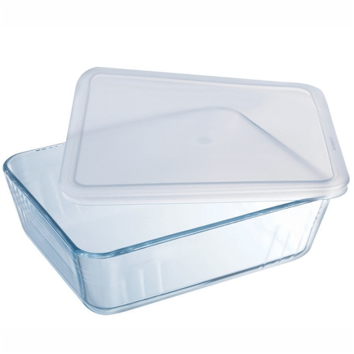 Pyrex Avlång form med plastlock 25x20cm/2,6L Cook i gruppen HEM, HUSHÅLL & TRÄDGÅRD / Köksredskap / Ugnsformar hos TP E-commerce Nordic AB (A08600)