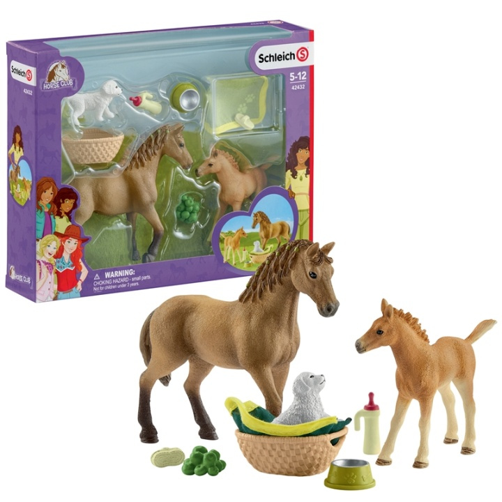 Schleich Horse Club Sarahs baby animal i gruppen LEKSAKER, BARN- & BABYPRODUKTER / Leksaker / Figurer, Miniatyrer & tillbehör hos TP E-commerce Nordic AB (A08635)