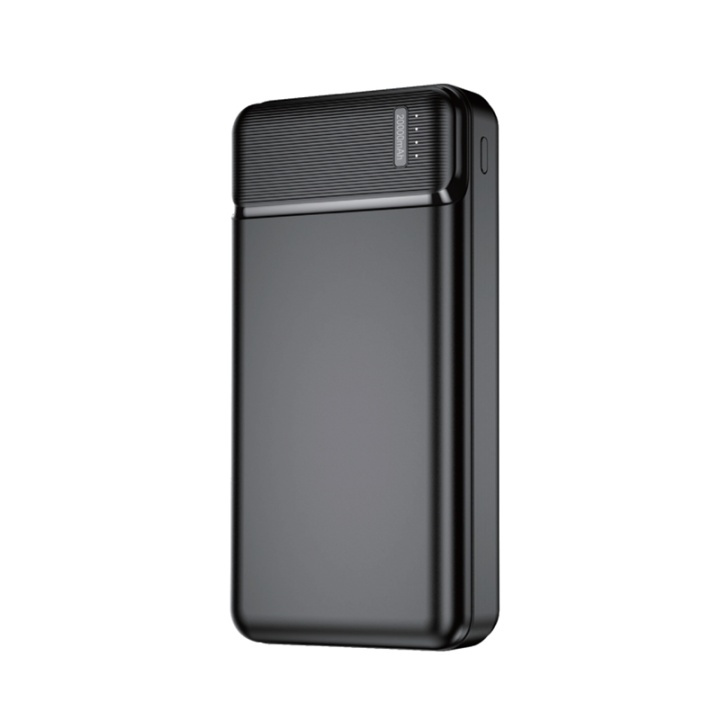 Produktfoto för Maxlife Powerbank MXPB-01 ,20000mAh - Svart