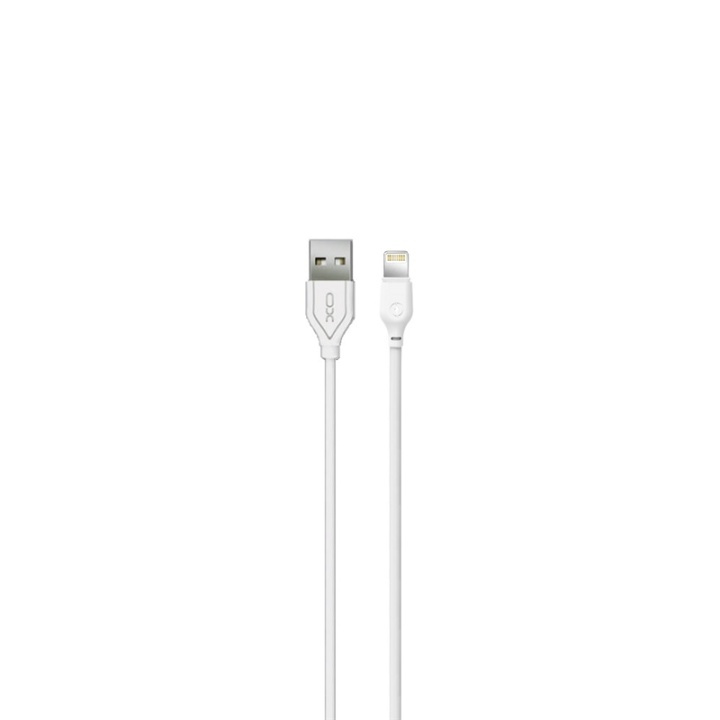 XO NB103 USB - Lightning-Kabel (2,1A) 1m, Vit i gruppen SMARTPHONE & SURFPLATTOR / Laddare & Kablar / Kablar / Kablar Lightning hos TP E-commerce Nordic AB (A08751)