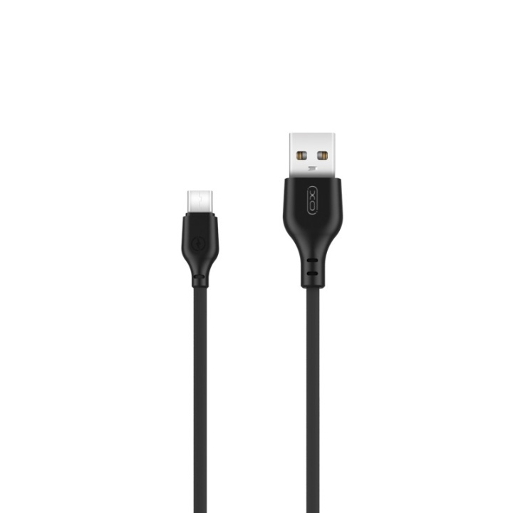 XO NB103 USB - USB-C Kabel (2,1A) 1m, Svart i gruppen SMARTPHONE & SURFPLATTOR / Laddare & Kablar / Kablar / Kablar Typ C hos TP E-commerce Nordic AB (A08756)