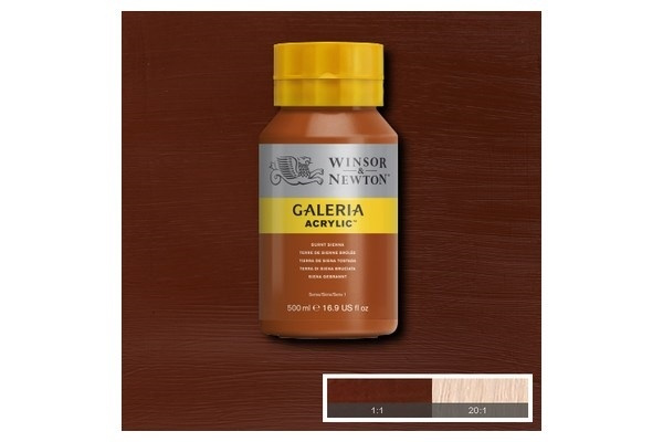 Galeria Acrylic 500Ml Burnt Sienna 074 i gruppen SPORT, FRITID & HOBBY / Hobby / Måla & Rita / Konstnärsfärger / Akryl hos TP E-commerce Nordic AB (A08780)