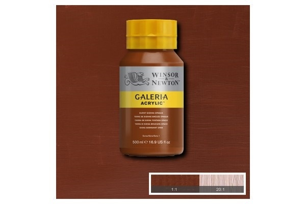 Galeria Acrylic 500Ml Burnt Sienna Opaque 077 i gruppen SPORT, FRITID & HOBBY / Hobby / Måla & Rita / Konstnärsfärger / Akryl hos TP E-commerce Nordic AB (A08783)