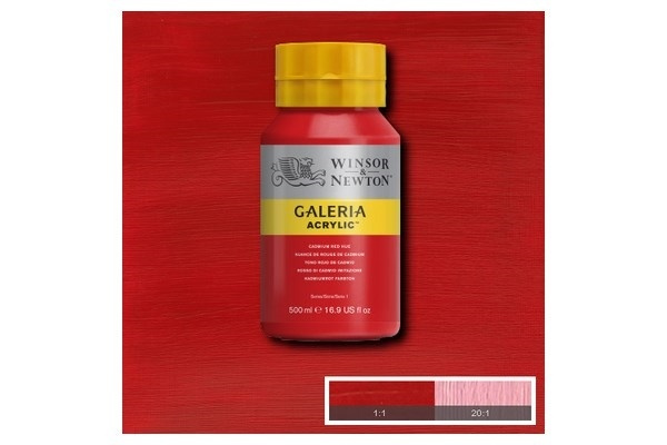 Galeria Acrylic 500Ml Cad Red Hue 095 i gruppen SPORT, FRITID & HOBBY / Hobby / Måla & Rita / Konstnärsfärger / Akryl hos TP E-commerce Nordic AB (A08785)