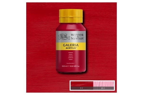 Galeria Acrylic 500Ml Crimson 203 i gruppen SPORT, FRITID & HOBBY / Hobby / Måla & Rita / Konstnärsfärger / Akryl hos TP E-commerce Nordic AB (A08791)