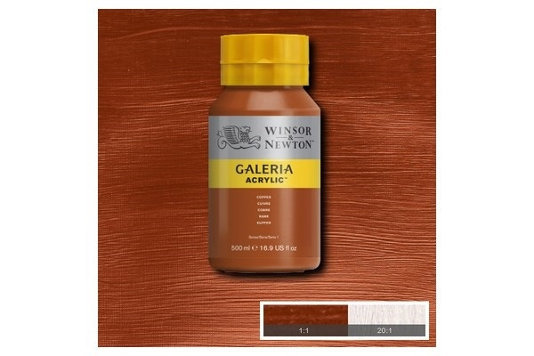 Galeria Acrylic 500Ml Copper 214 i gruppen SPORT, FRITID & HOBBY / Hobby / Måla & Rita / Konstnärsfärger / Akryl hos TP E-commerce Nordic AB (A08792)