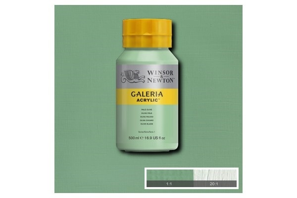 Galeria Acrylic 500Ml Pale Olive 435 i gruppen SPORT, FRITID & HOBBY / Hobby / Måla & Rita / Konstnärsfärger / Akryl hos TP E-commerce Nordic AB (A08805)