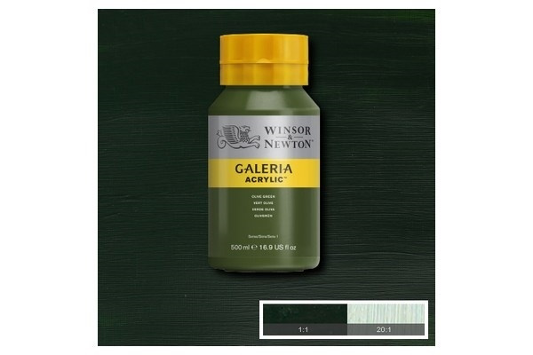 Galeria Acrylic 500Ml Olive Green 447 i gruppen SPORT, FRITID & HOBBY / Hobby / Måla & Rita / Konstnärsfärger / Akryl hos TP E-commerce Nordic AB (A08810)