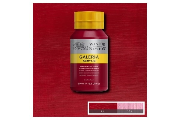 Galeria Acrylic 500Ml Perm Alizarin Crimson 466 i gruppen SPORT, FRITID & HOBBY / Hobby / Måla & Rita / Konstnärsfärger / Akryl hos TP E-commerce Nordic AB (A08813)