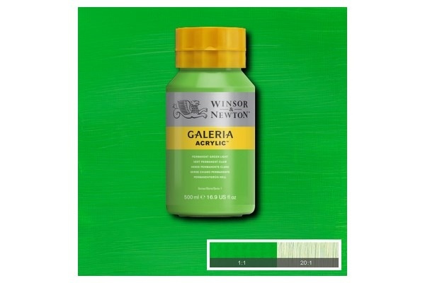 Galeria Acrylic 500Ml Perm Green Light 483 i gruppen SPORT, FRITID & HOBBY / Hobby / Måla & Rita / Konstnärsfärger / Akryl hos TP E-commerce Nordic AB (A08815)