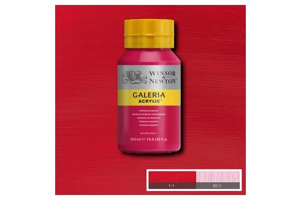 Galeria Acrylic 500Ml Process Magenta 533 i gruppen SPORT, FRITID & HOBBY / Hobby / Måla & Rita / Konstnärsfärger / Akryl hos TP E-commerce Nordic AB (A08821)