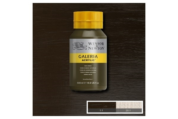 Galeria Acrylic 500Ml Raw Umber 554 i gruppen SPORT, FRITID & HOBBY / Hobby / Måla & Rita / Konstnärsfärger / Akryl hos TP E-commerce Nordic AB (A08827)