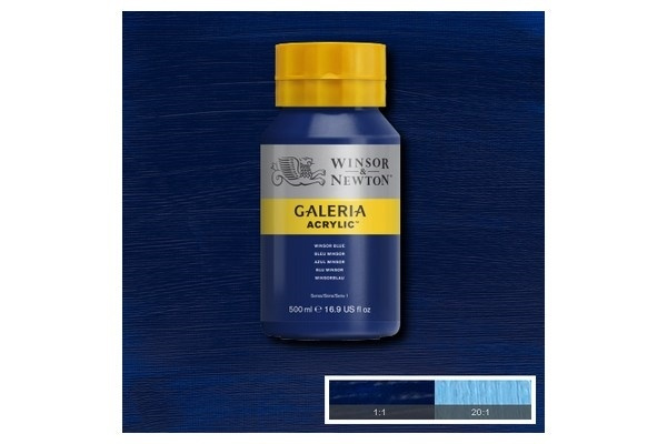 Galeria Acrylic 500Ml Winsor Blue 706 i gruppen SPORT, FRITID & HOBBY / Hobby / Måla & Rita / Konstnärsfärger / Akryl hos TP E-commerce Nordic AB (A08836)