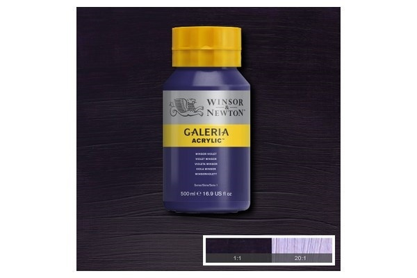 Galeria Acrylic 500Ml Winsor Violet 728 i gruppen SPORT, FRITID & HOBBY / Hobby / Måla & Rita / Konstnärsfärger / Akryl hos TP E-commerce Nordic AB (A08837)