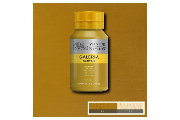 Galeria Acrylic 500Ml Yellow Ochre 744 i gruppen SPORT, FRITID & HOBBY / Hobby / Måla & Rita / Konstnärsfärger / Akryl hos TP E-commerce Nordic AB (A08838)