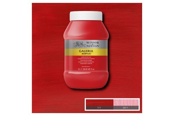 Galeria Acrylic 1L Cadmium Red Hue 095 i gruppen SPORT, FRITID & HOBBY / Hobby / Måla & Rita / Konstnärsfärger / Akryl hos TP E-commerce Nordic AB (A08890)