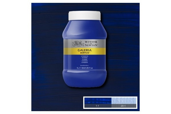 Galeria Acrylic 1L Ultramarine 660 i gruppen SPORT, FRITID & HOBBY / Hobby / Måla & Rita / Konstnärsfärger / Akryl hos TP E-commerce Nordic AB (A08894)